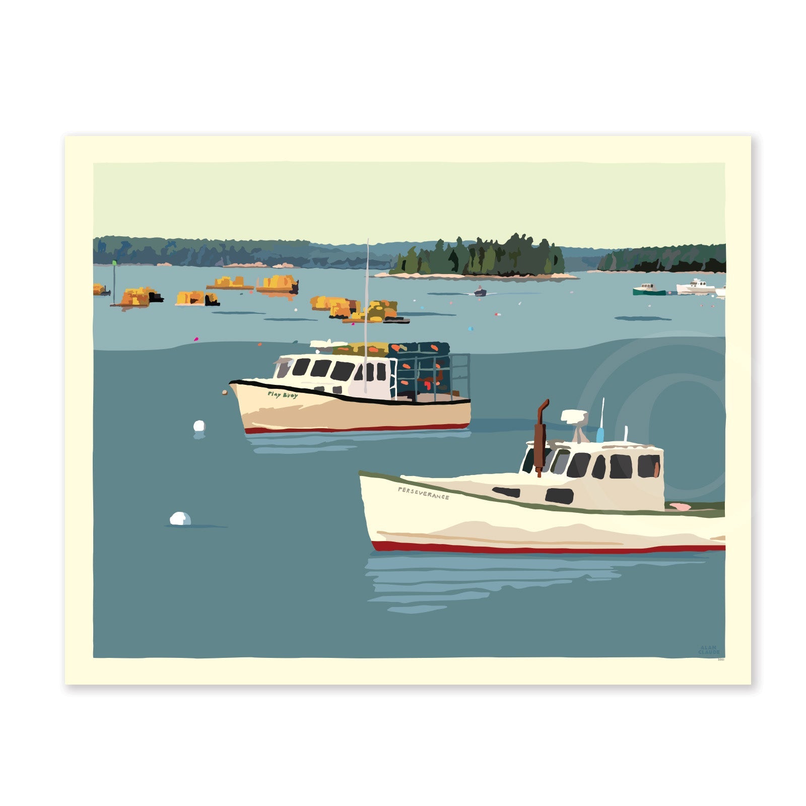 Lobster Boat in Friendship