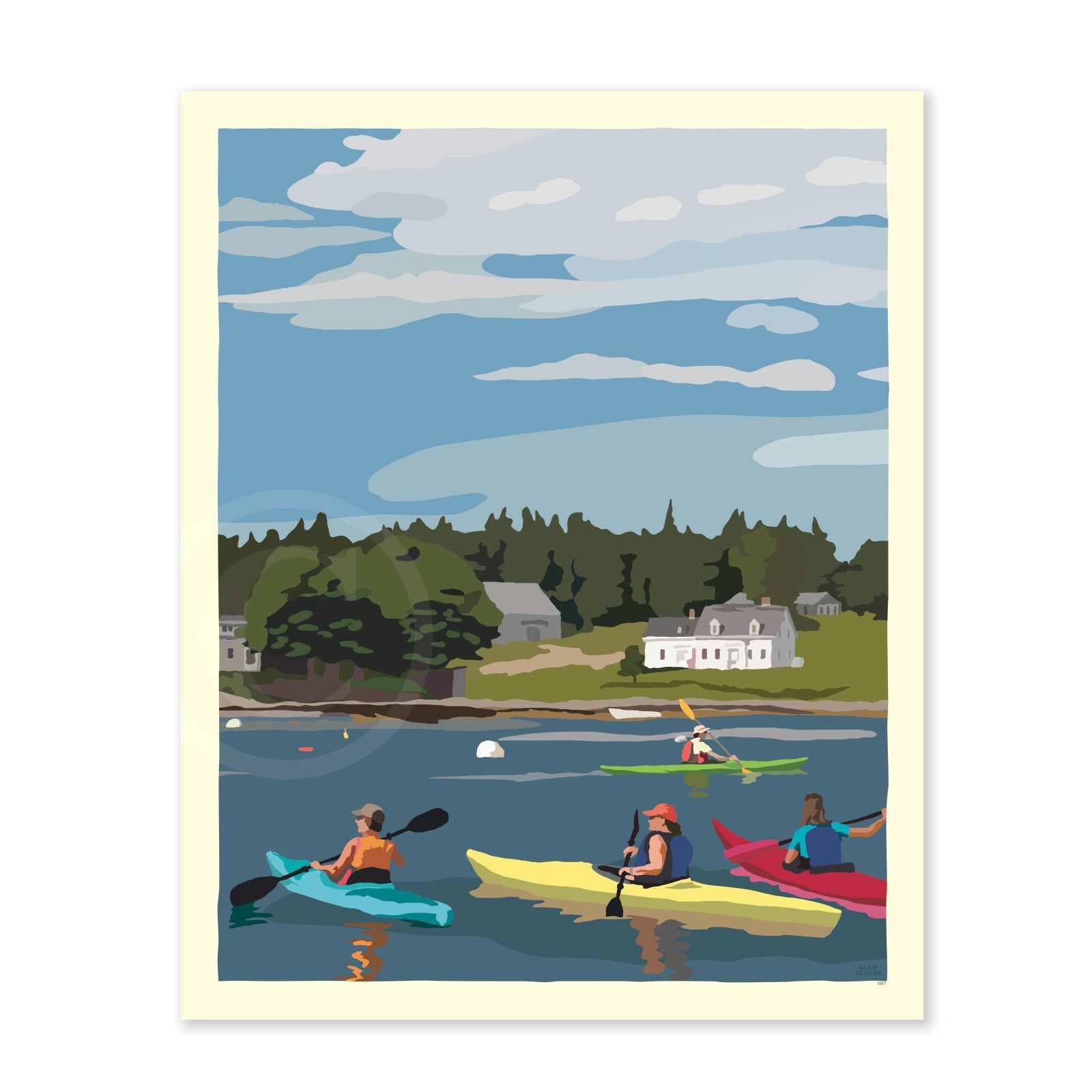 Kayaking in Port Clyde