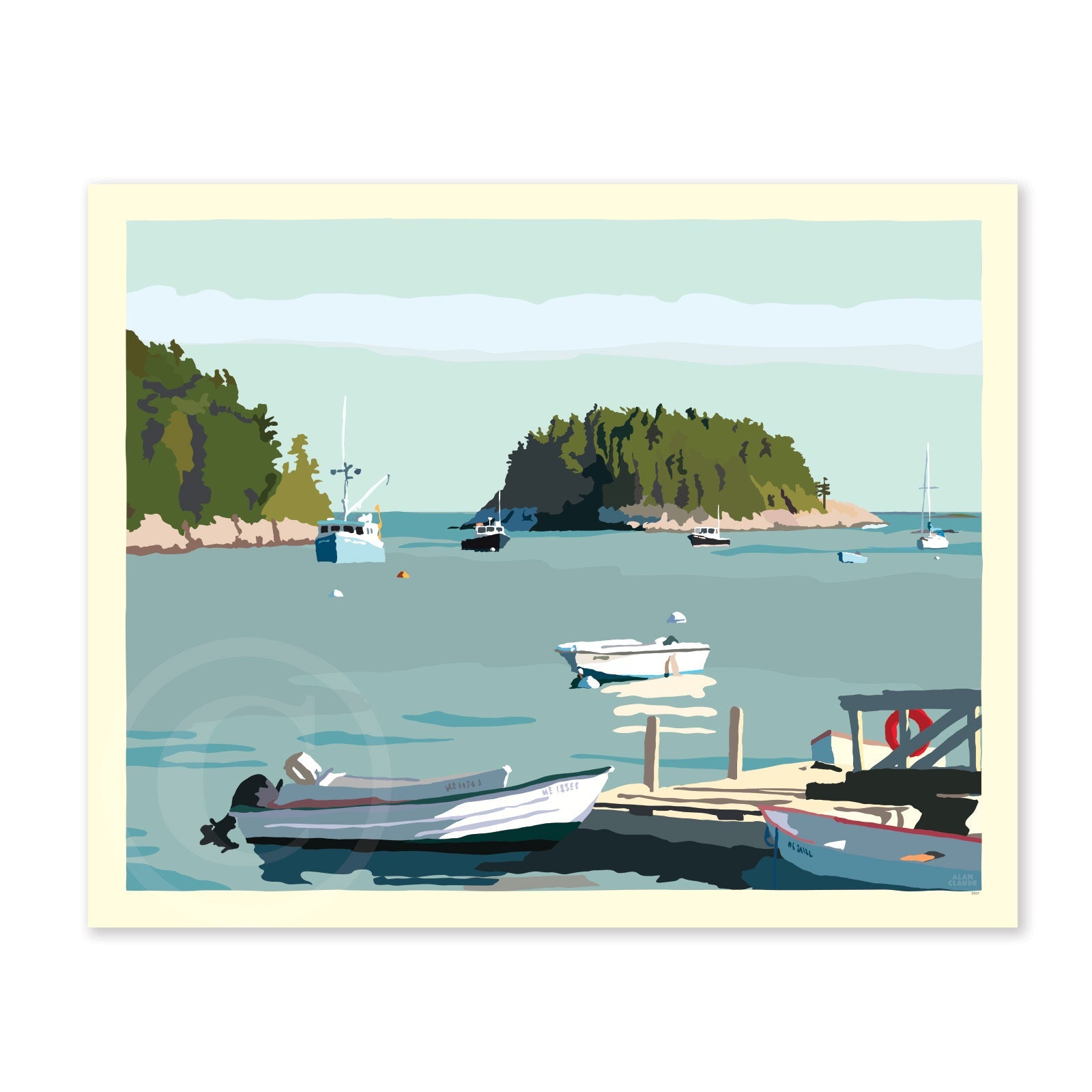 I Am An Island - Horizontal Format