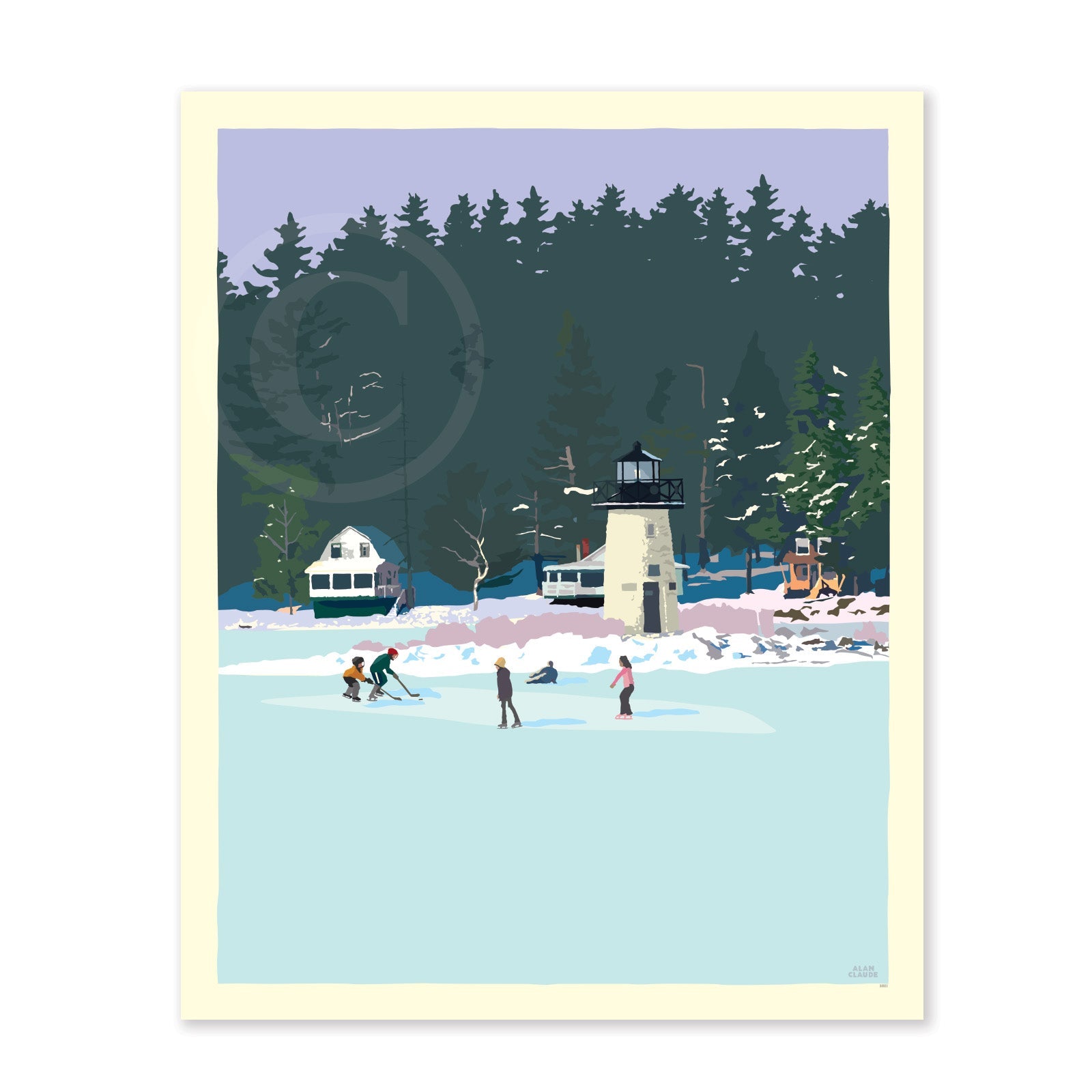 Ice Skating At Ladies Delight