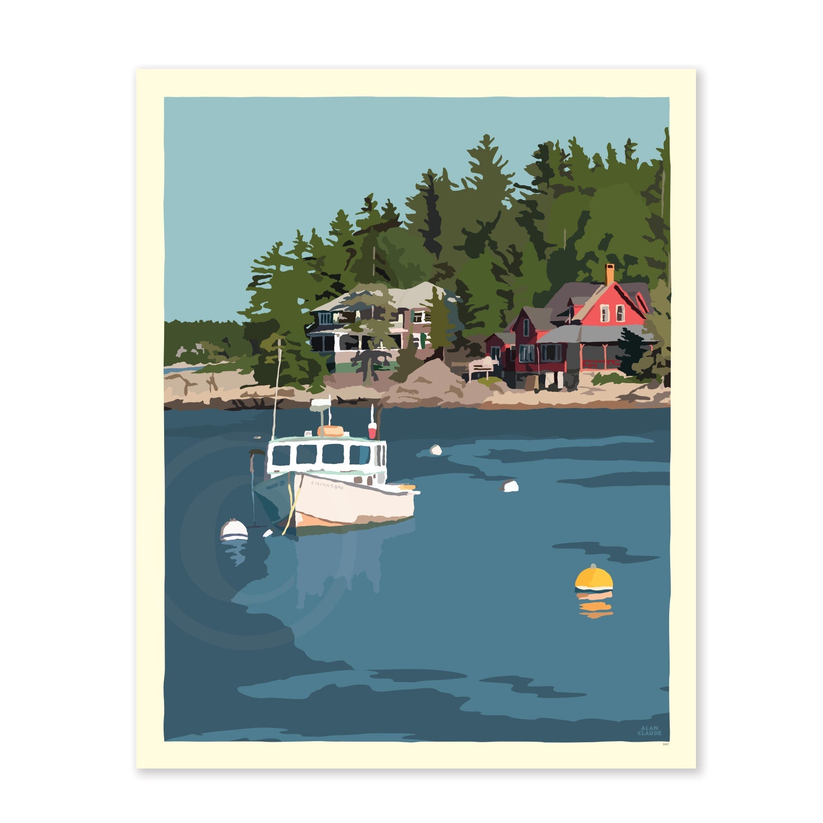 Lobster Boat at Five Islands