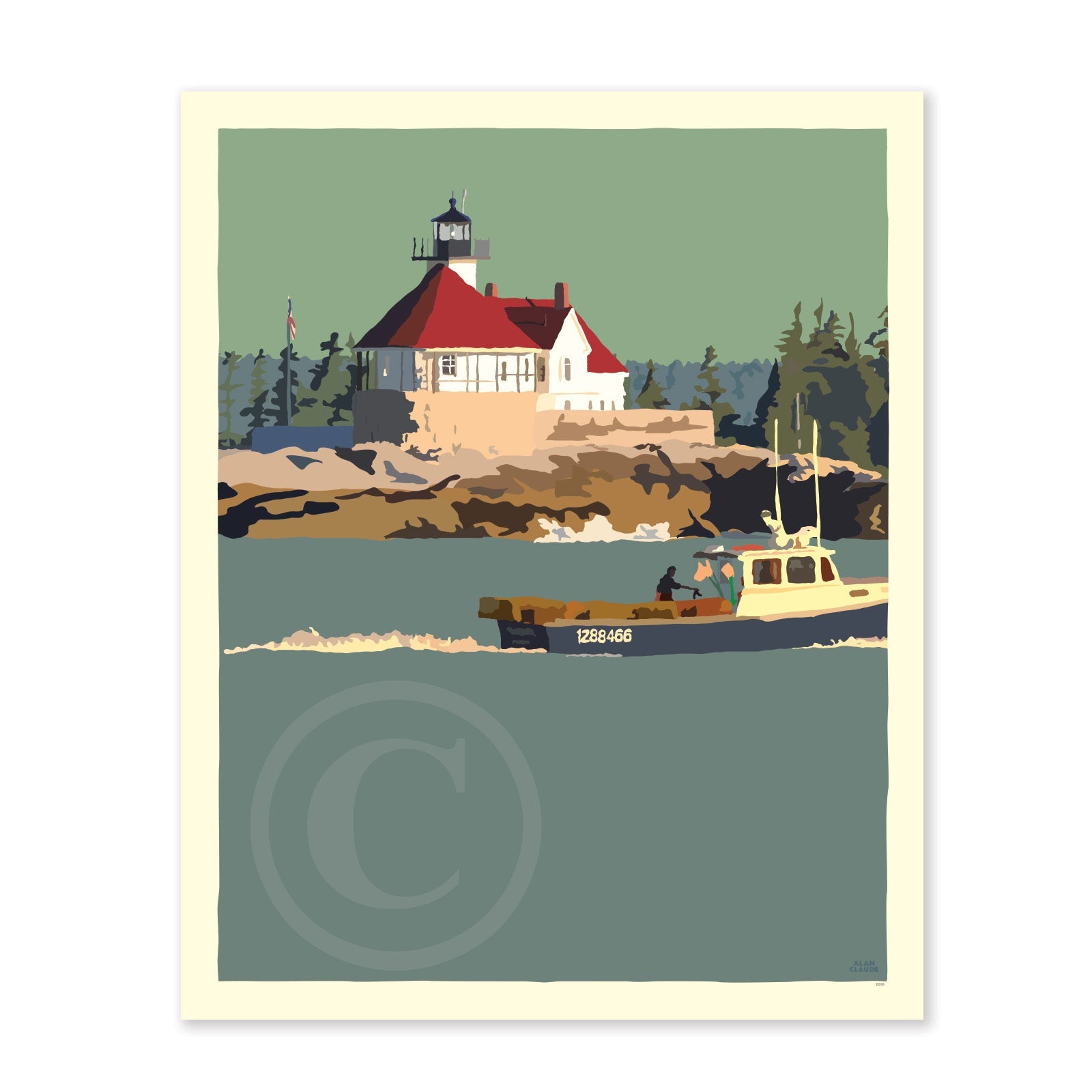 Lobstering At The Cuckolds Light