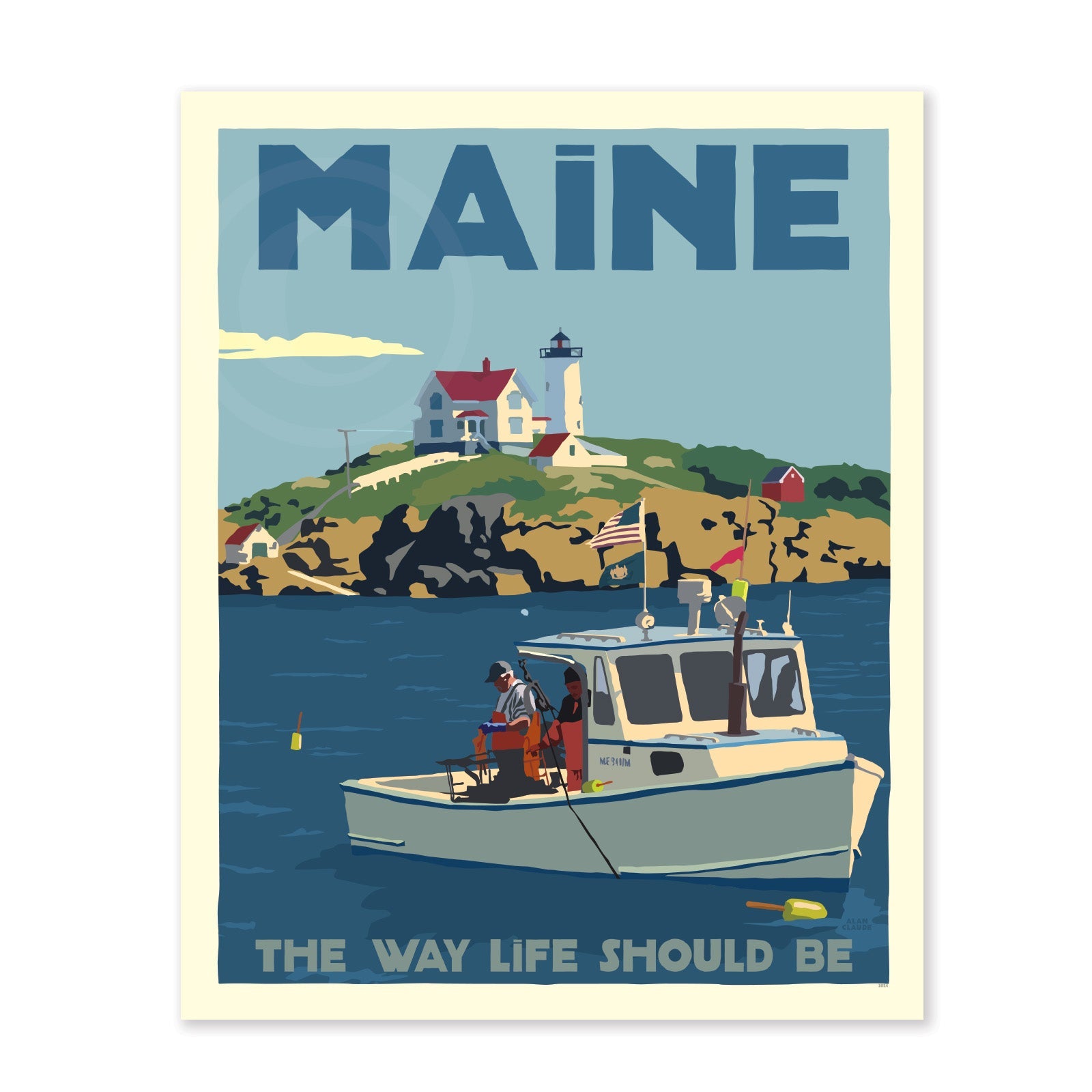 Lobstering at The Nubble