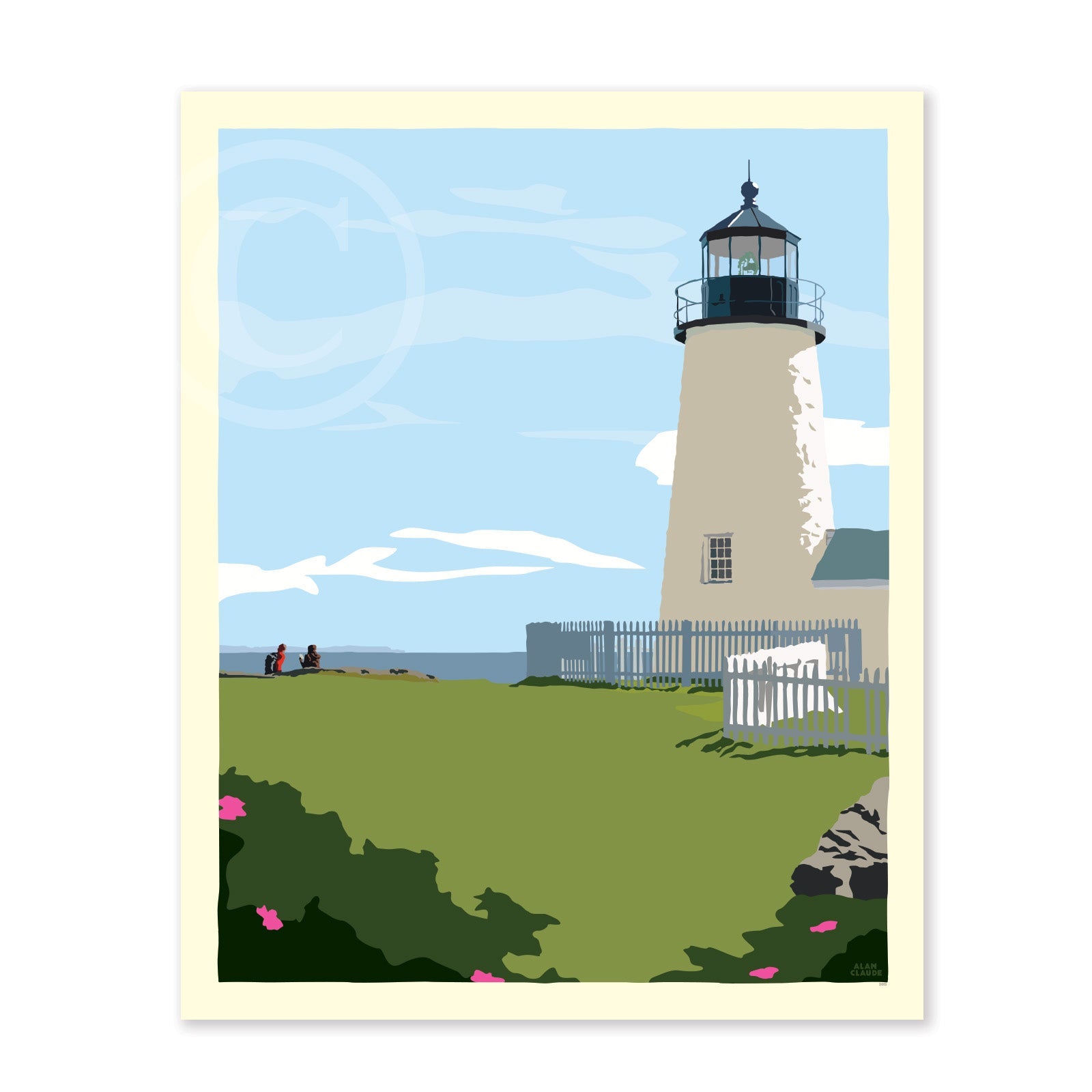Pemaquid Point Light Hikers