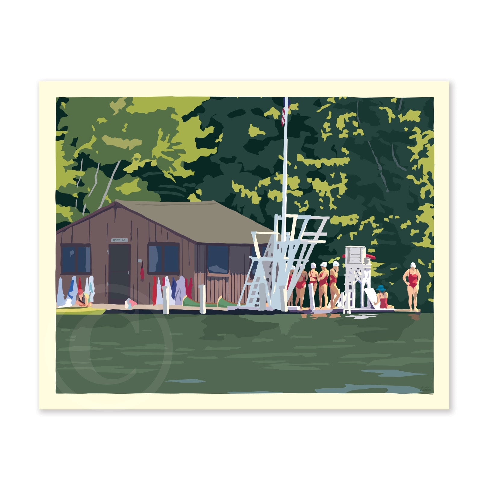 Sebago Swimmers (Horizontal)