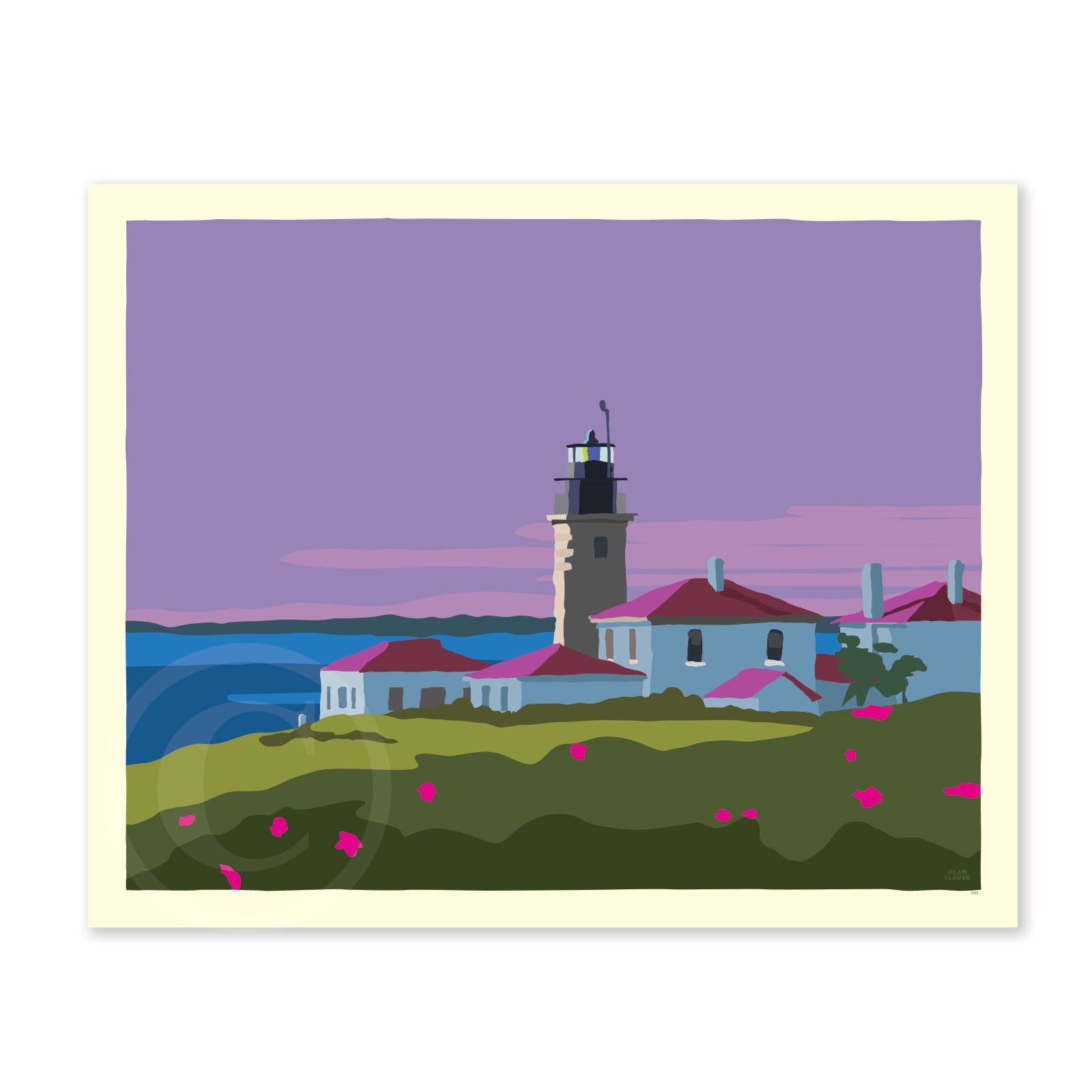 Sunrise at Beavertail Lighthouse