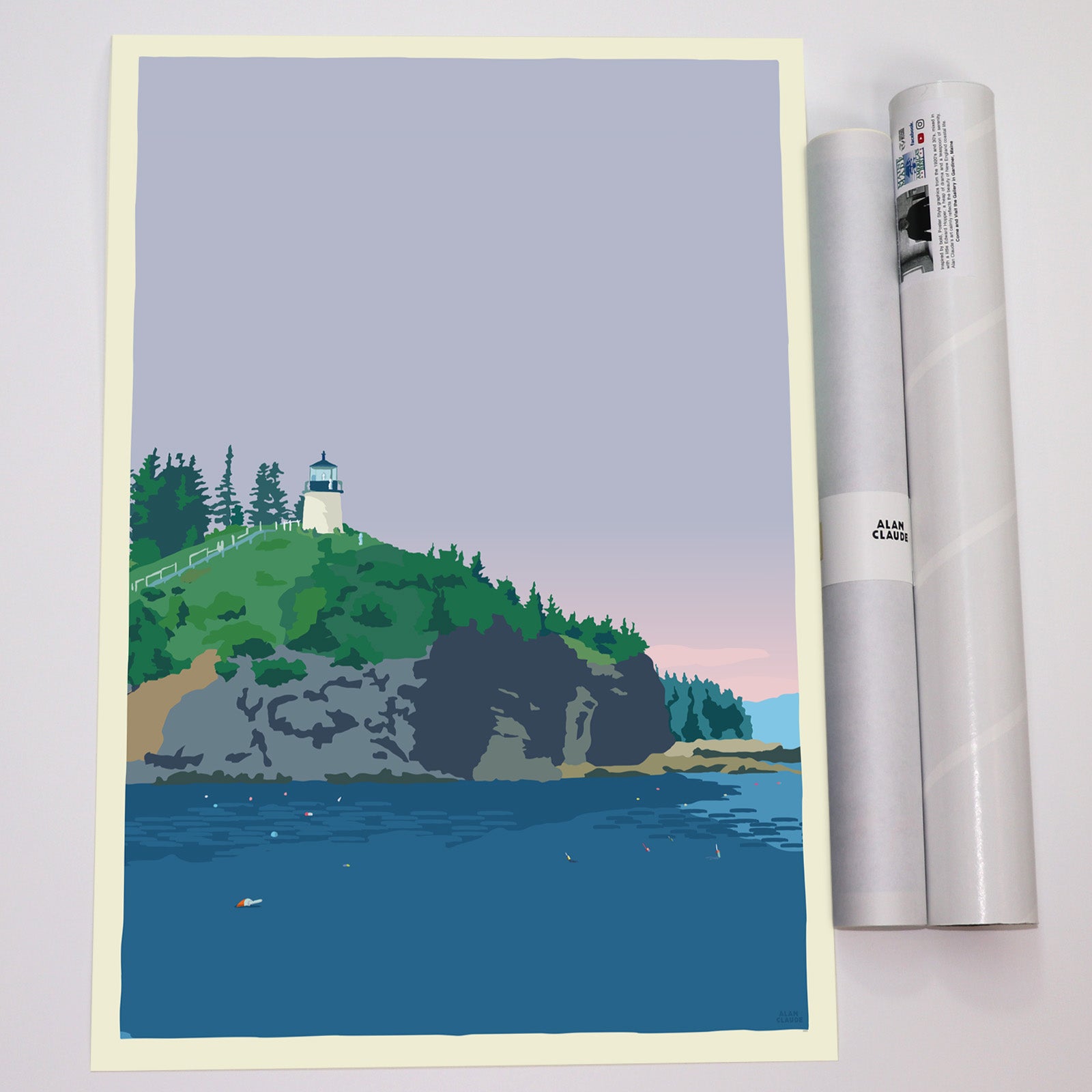 After the Storm Art Print 18" x 24" Vertical Wall Poster - Maine