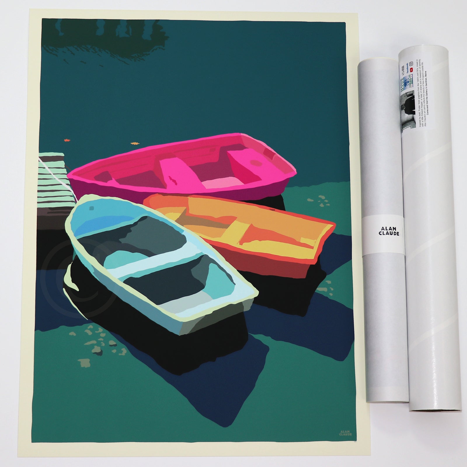 Love Me Tender Art Print 18" x 24" Vertical Travel Poster - Maine