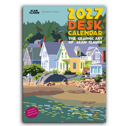 2027 Desk Calendar 5x7 by Alan Claude