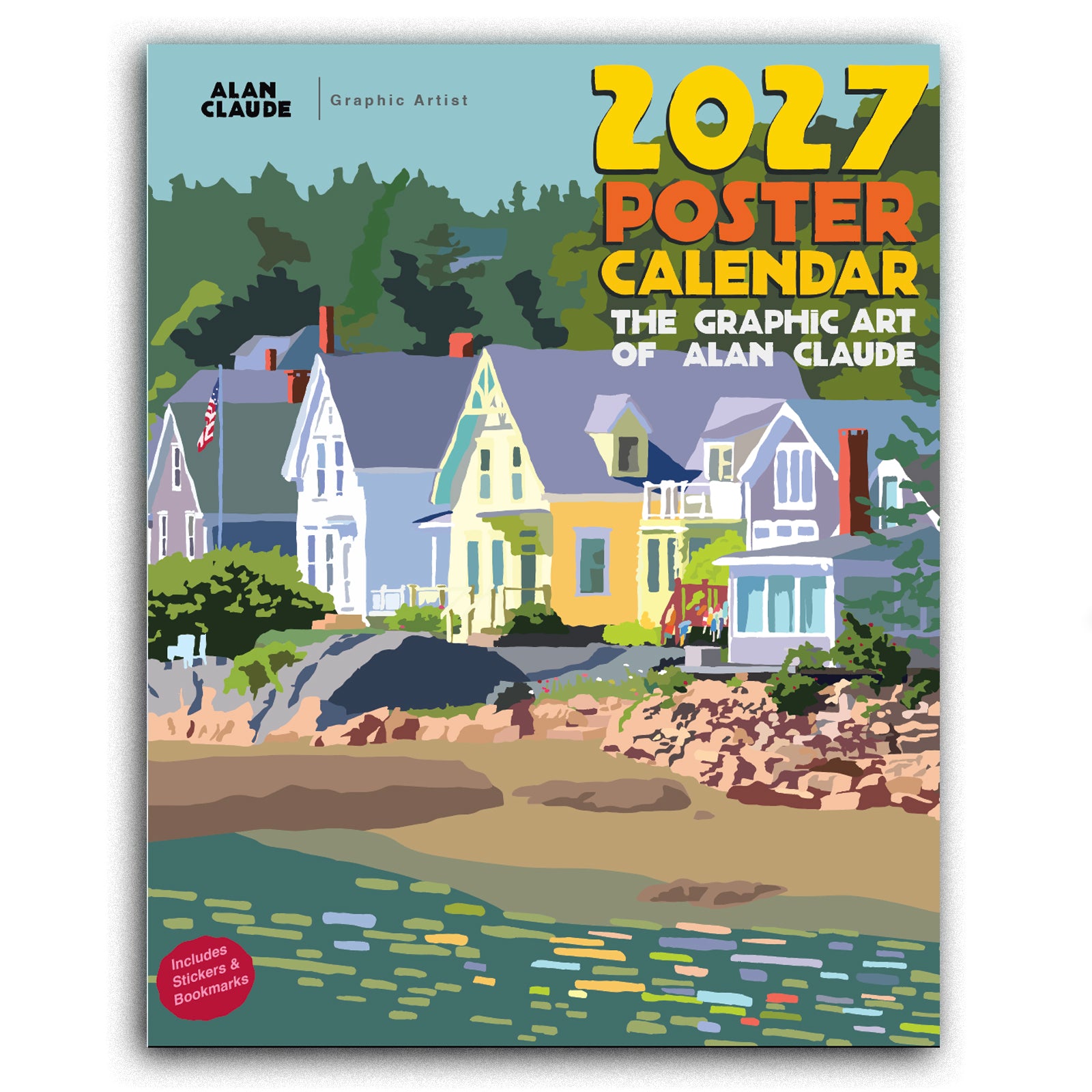 2027 Poster Calendar 11x14 by Alan Claude | Graphic Artist
