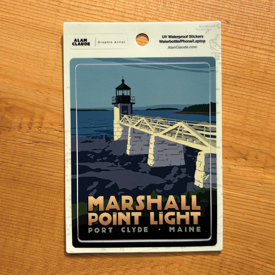 Marshall Point Lighthouse Sticker