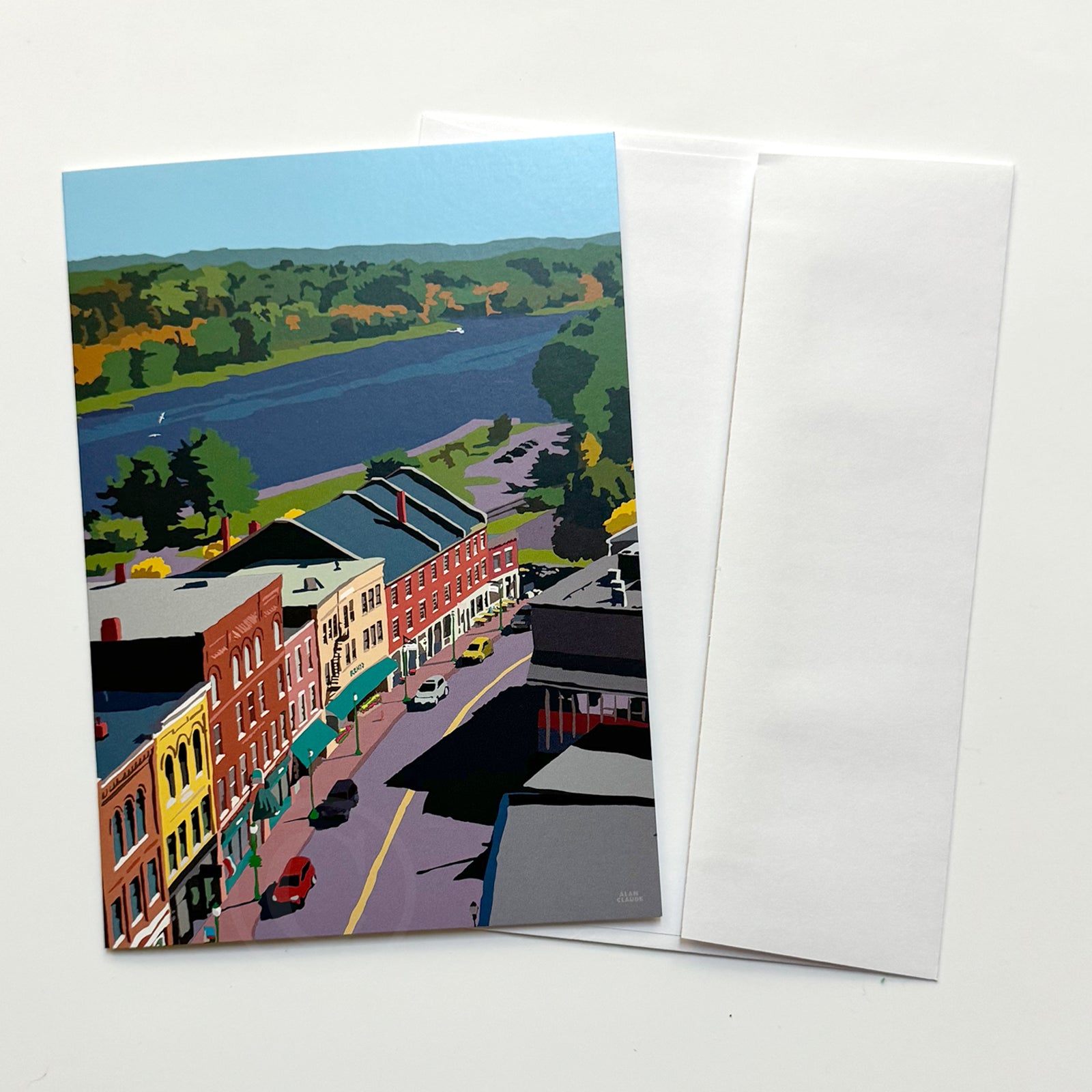 Above Gardiner Notecard 5" x 7"  - Maine