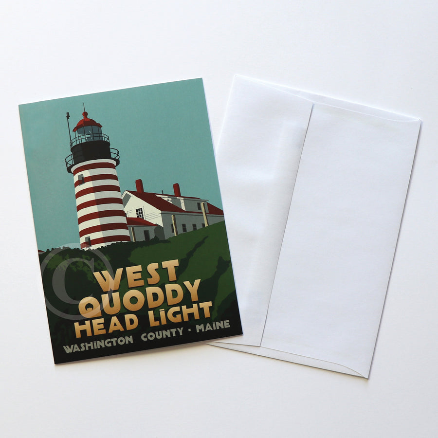 West Quoddy Notecard 5" x 7"  - Maine