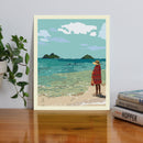 Twin Island Peace Art Print 8" x 10" Wall Poster By Alan Claude