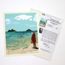 Twin Island Peace Art Print 8" x 10" Wall Poster By Alan Claude