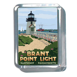 Brant Point Light 2" x 2 3/4" Acrylic Magnet