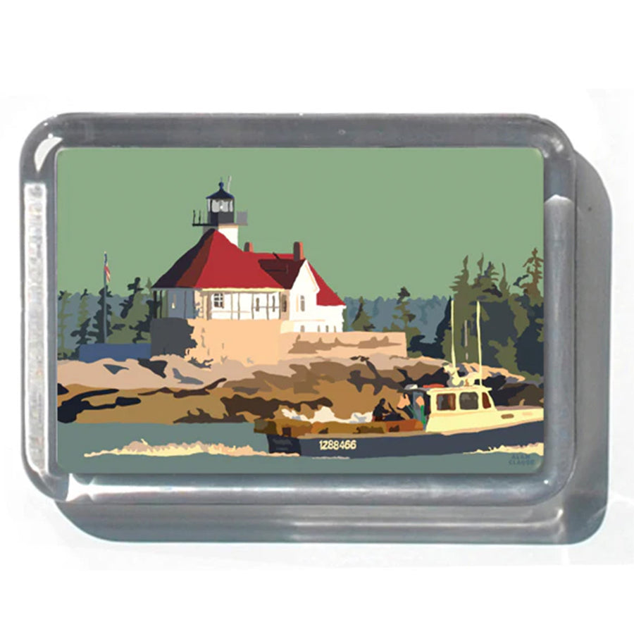 Lobstering at the Cuckolds 2" x 2 3/4" Acrylic Magnet