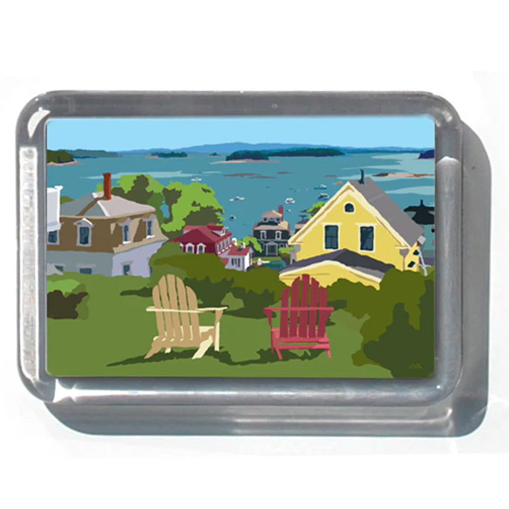 Stonington Harbor 2" x 2 3/4" Acrylic Magnet - Maine