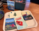 Maine Chairs Overlooking Ram Island Travel Sticker