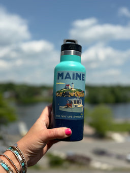 Lobstering at the Nubble Travel Sticker