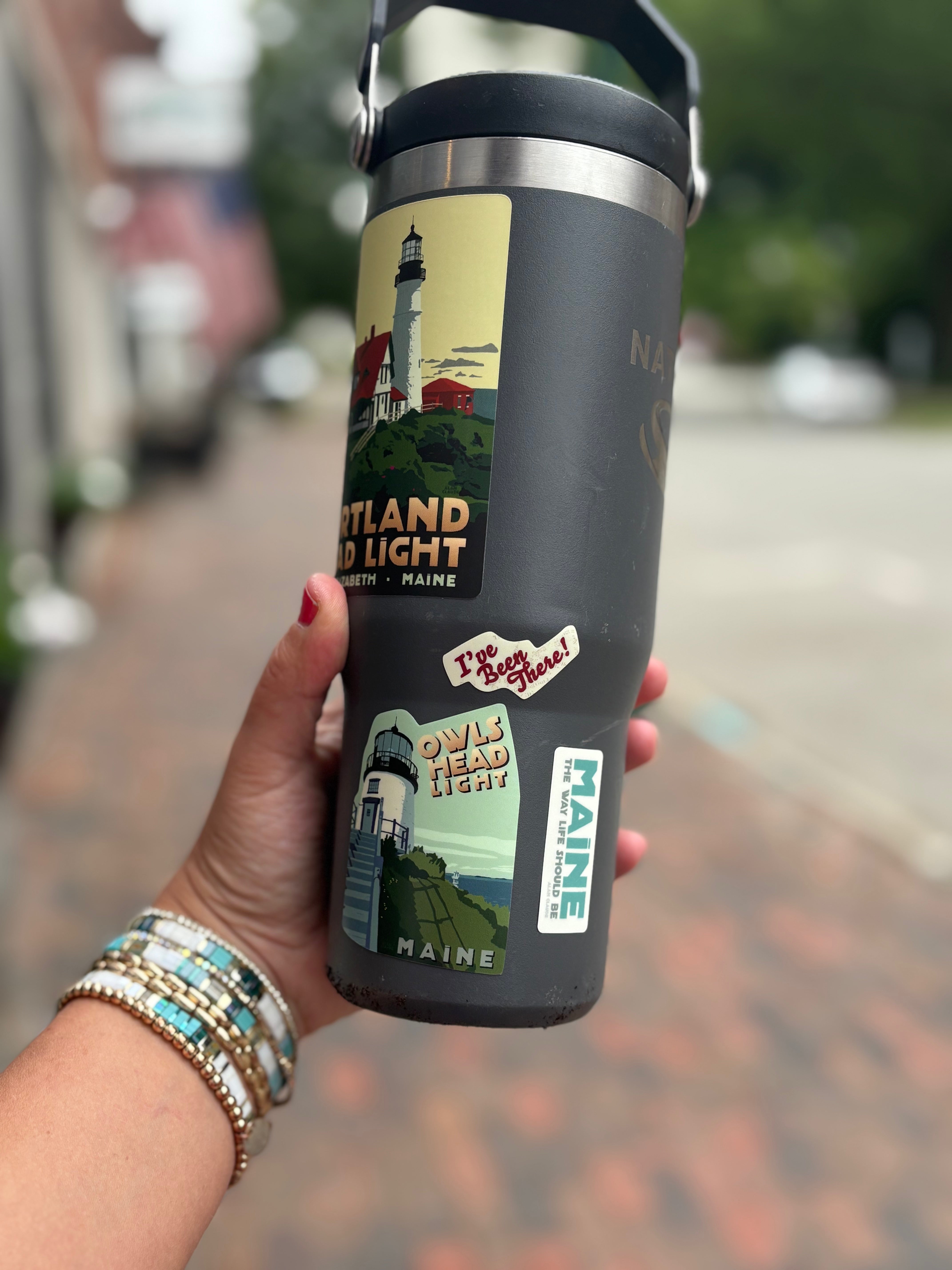 Owls Head Stickers - Large/MULTI