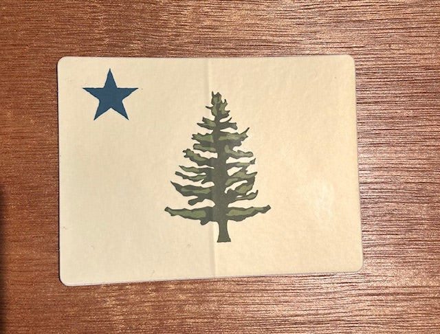 1901 ME Flag Sticker