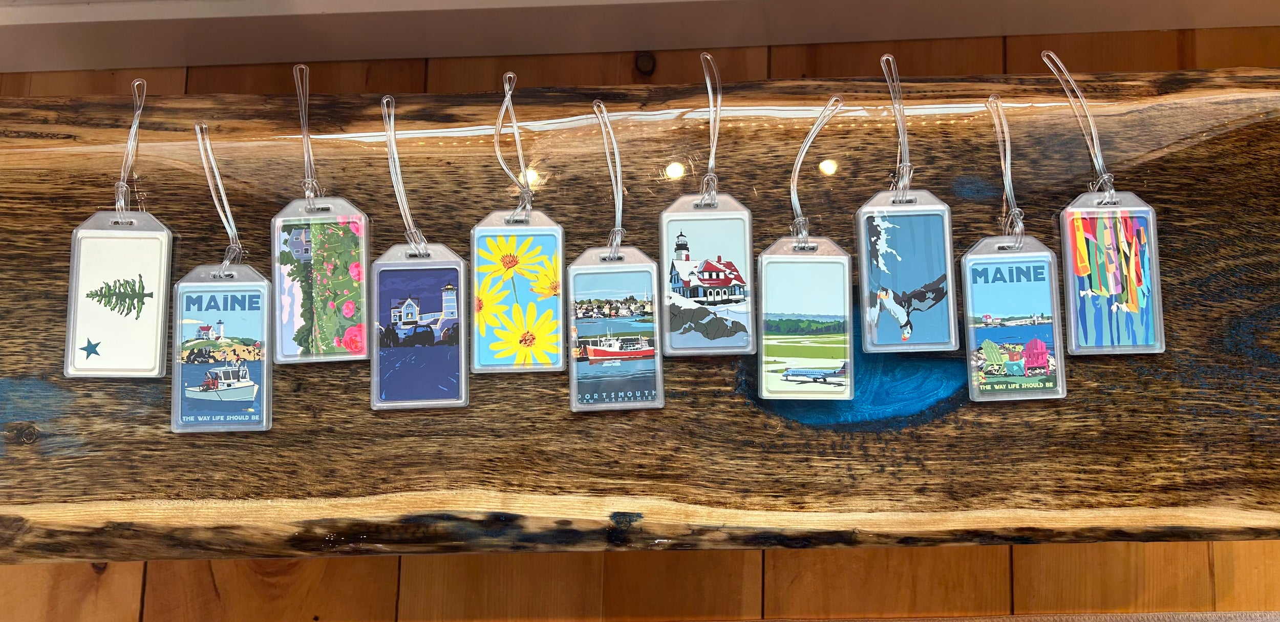 Portland Head Light Luggage Tag - Maine