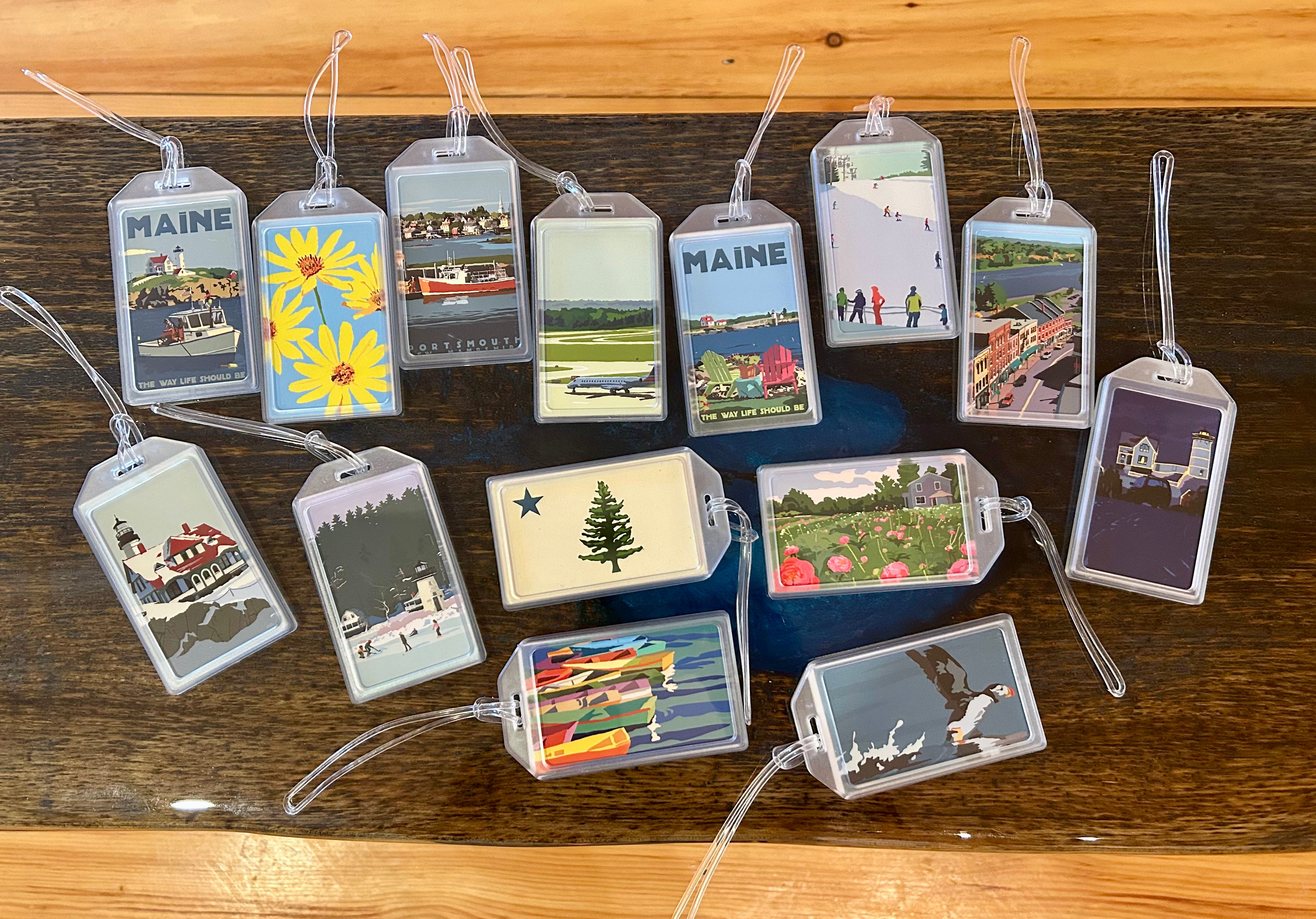 Lobstering at the Nubble Luggage Tag - Maine