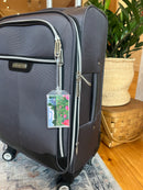 Peonies Luggage Tag