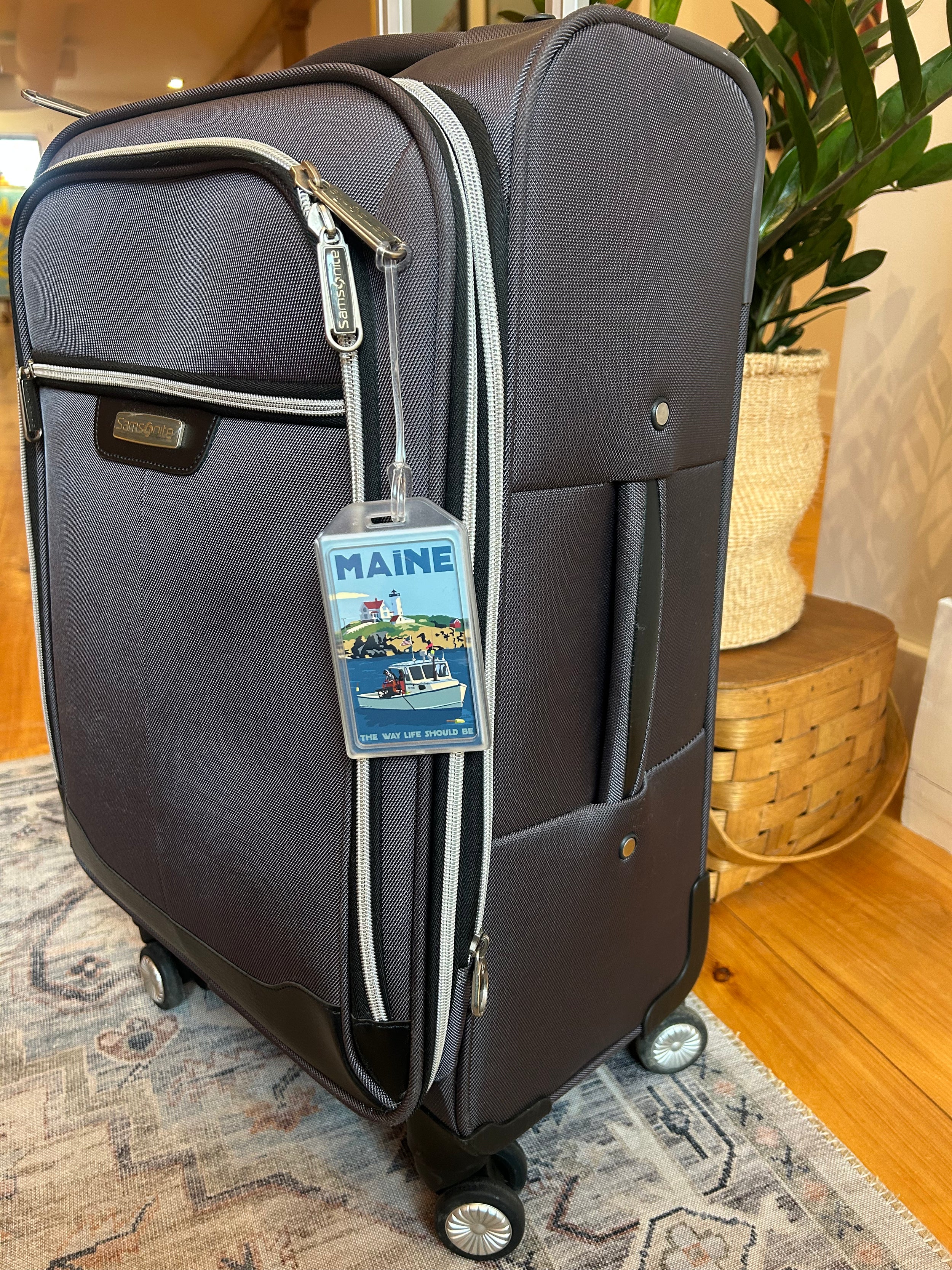 Lobstering at the Nubble Luggage Tag - Maine