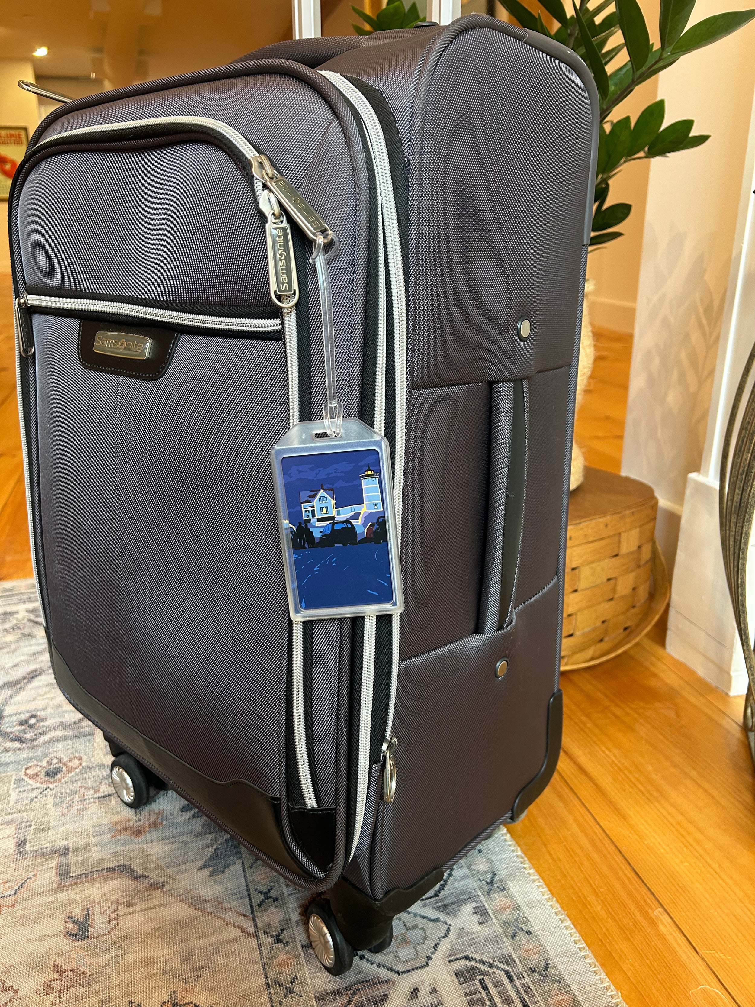 Christmas at the Nubble Luggage Tag - Maine