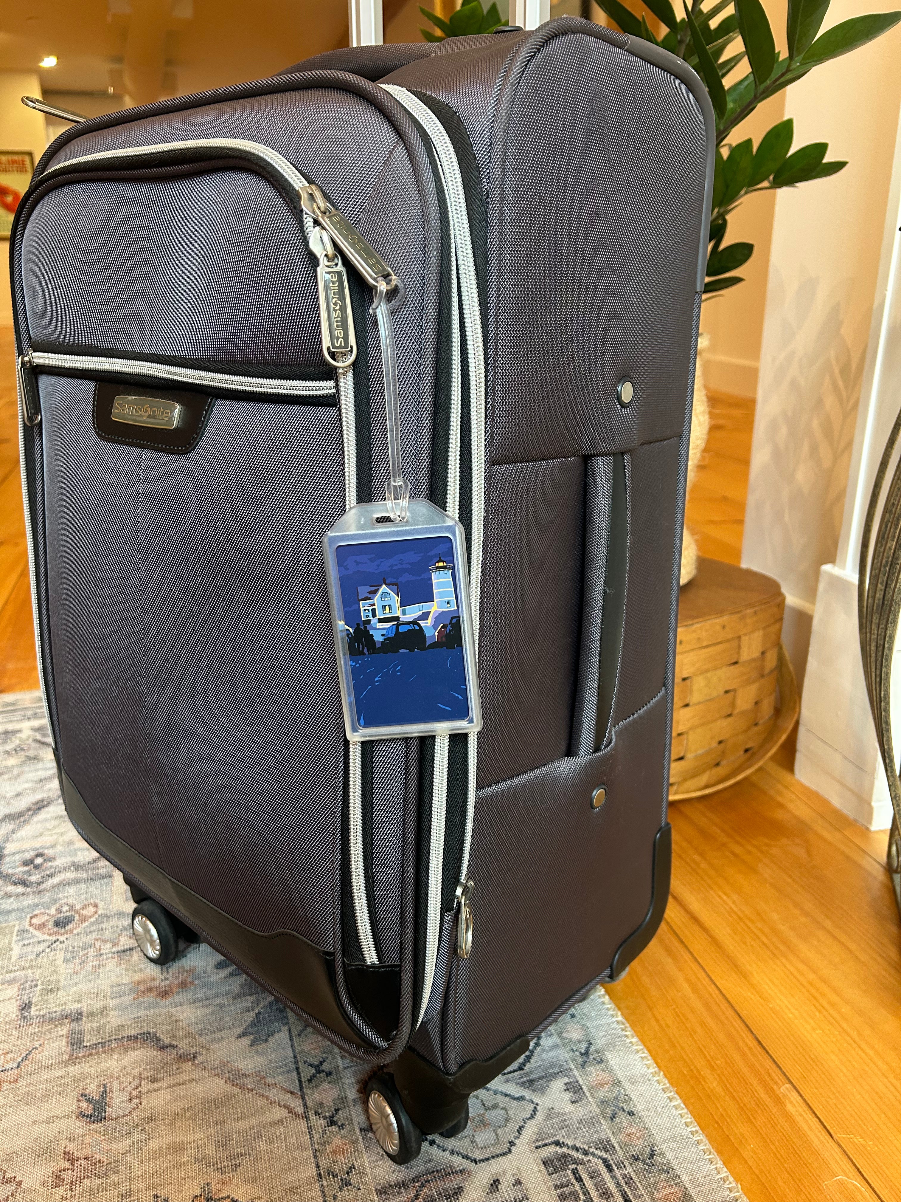 Christmas at the Nubble Luggage Tag - Maine