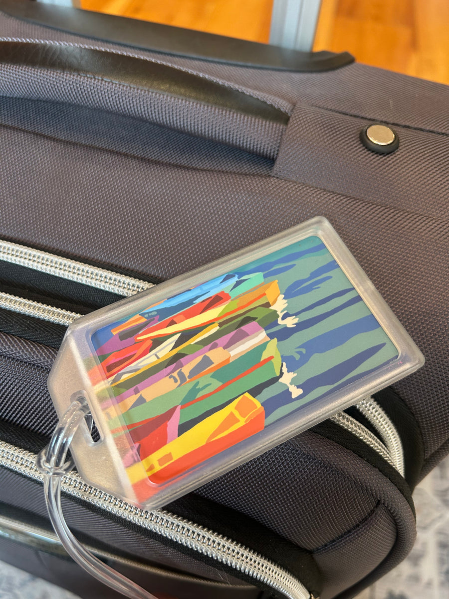 Perkins Cove Dingies Luggage Tag