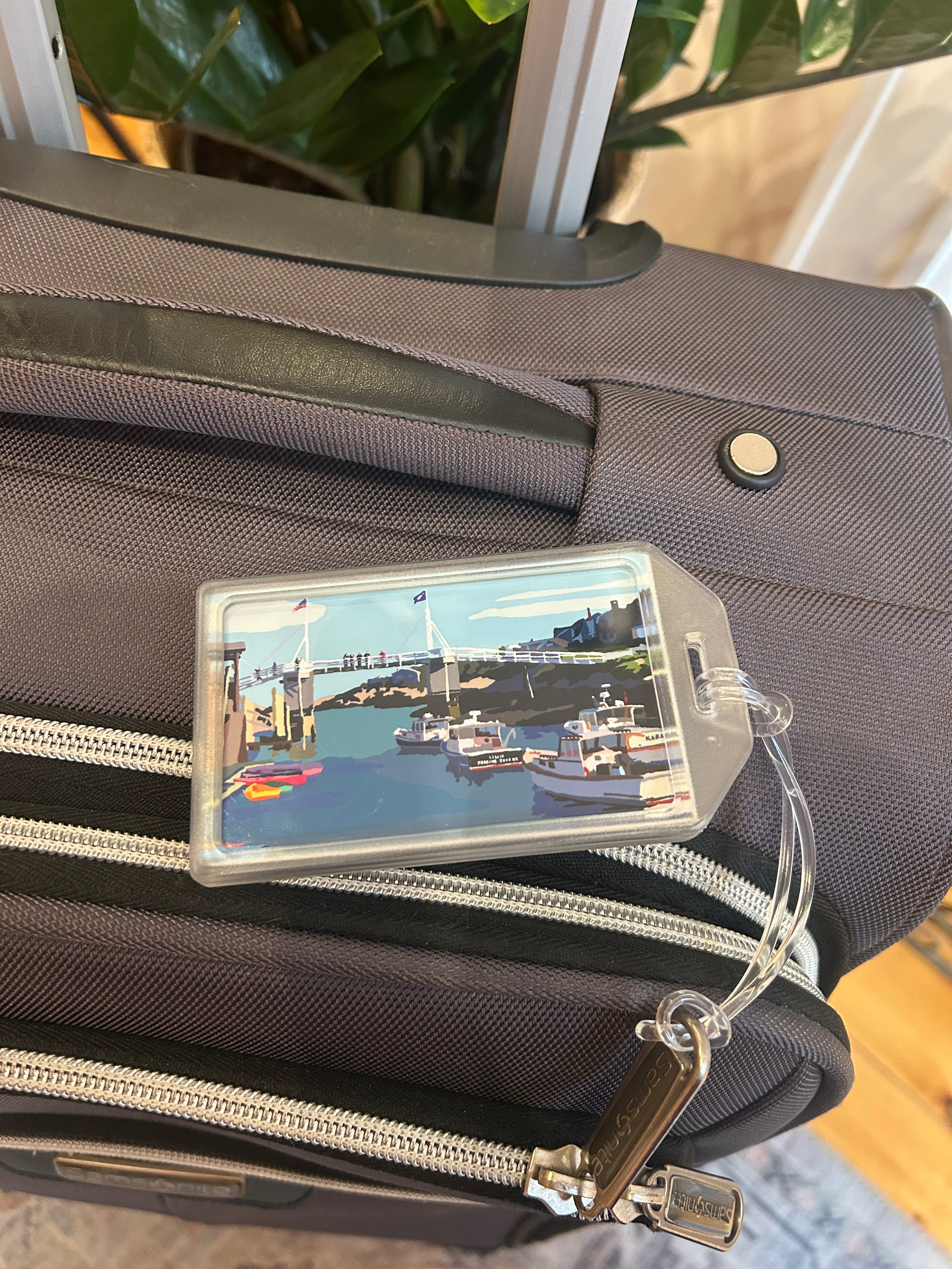Perkins Cove Drawbridge Luggage Tag