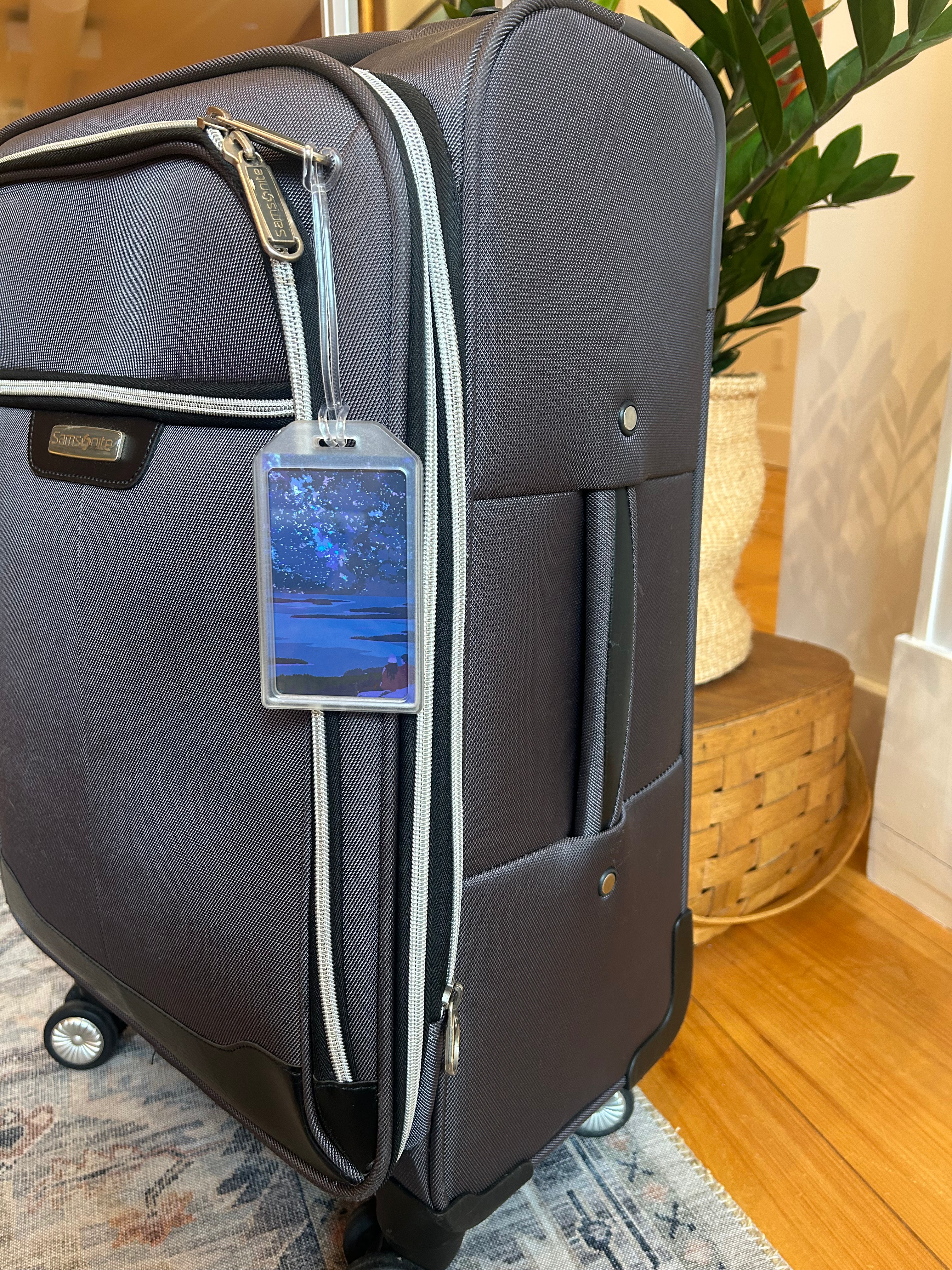 Stargazing Luggage Tag