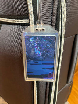 Stargazing Luggage Tag