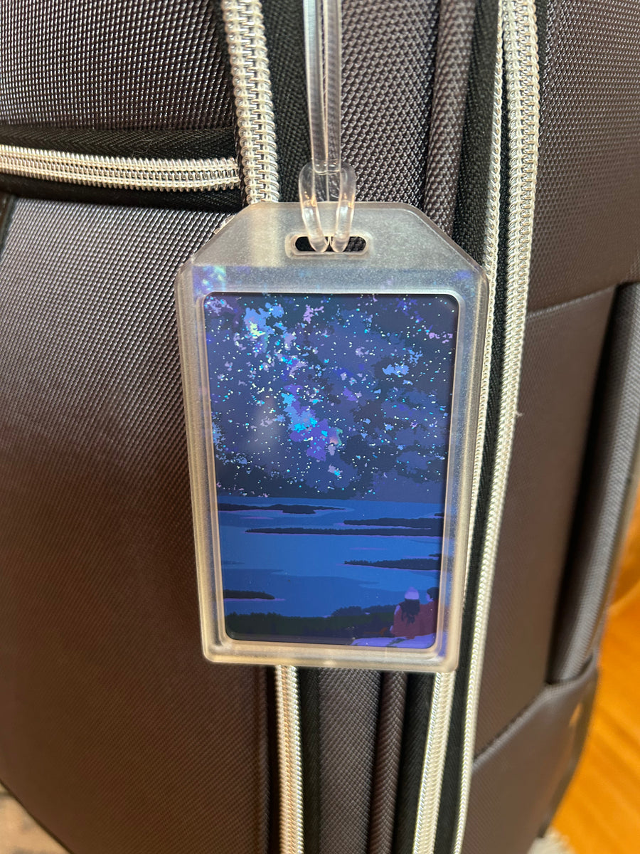 Stargazing Luggage Tag
