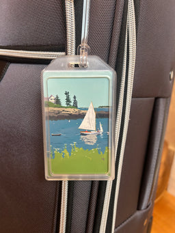 Sailing Long Cove Luggage Tag