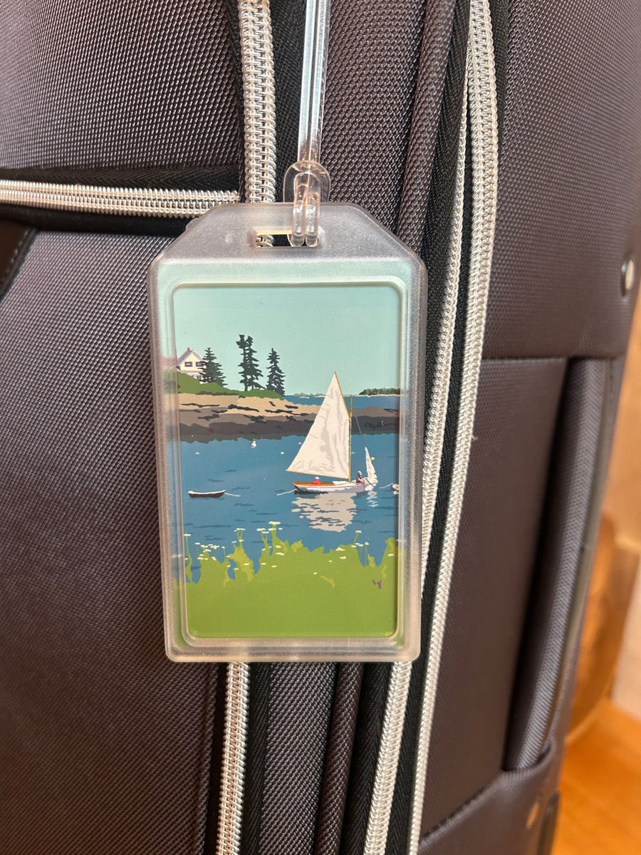 Sailing Long Cove Luggage Tag