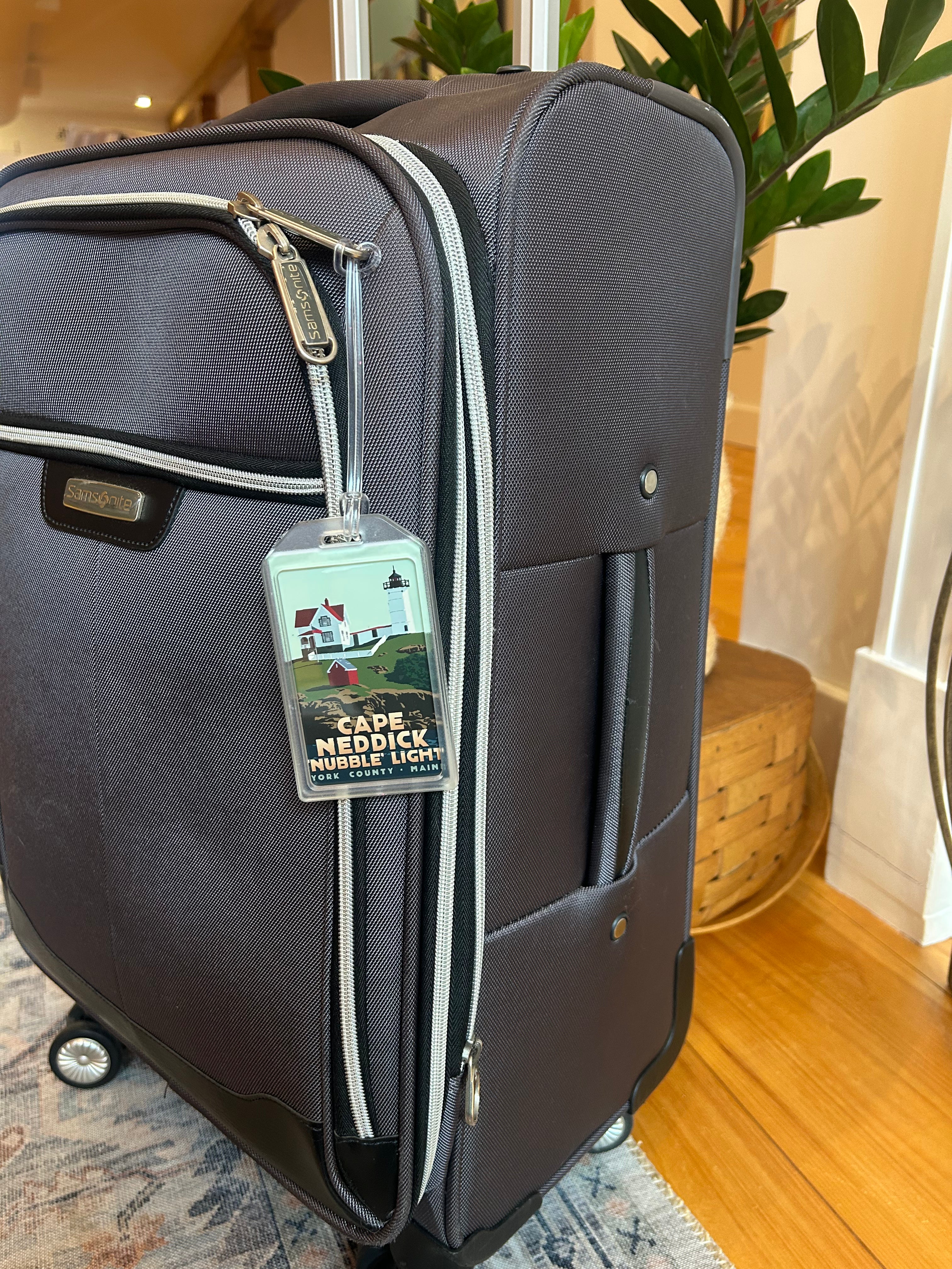 Cape Neddick Light Luggage Tag - Maine