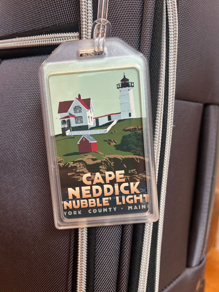 Cape Neddick Light Luggage Tag - Maine