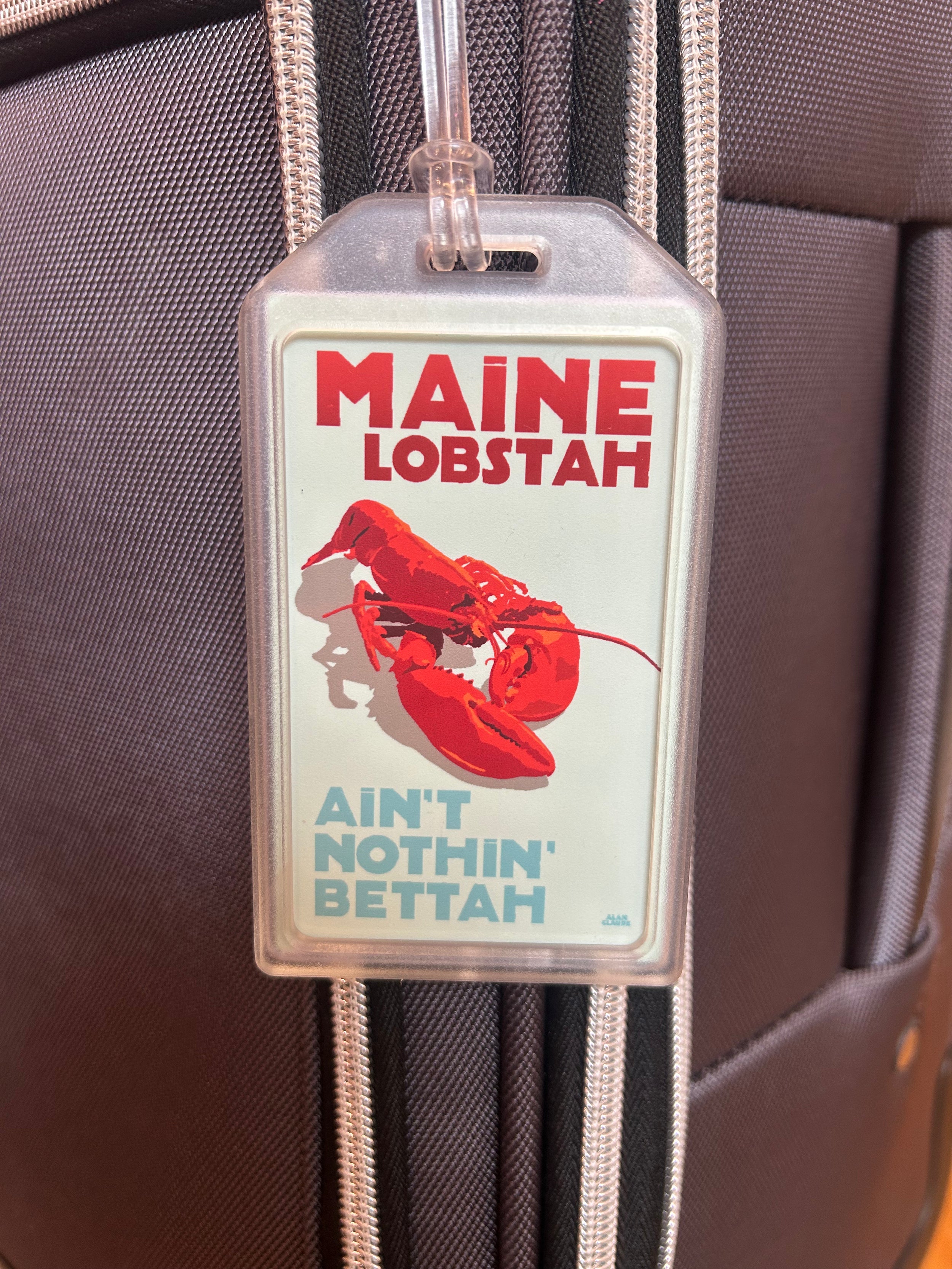 Maine Lobster Luggage Tag