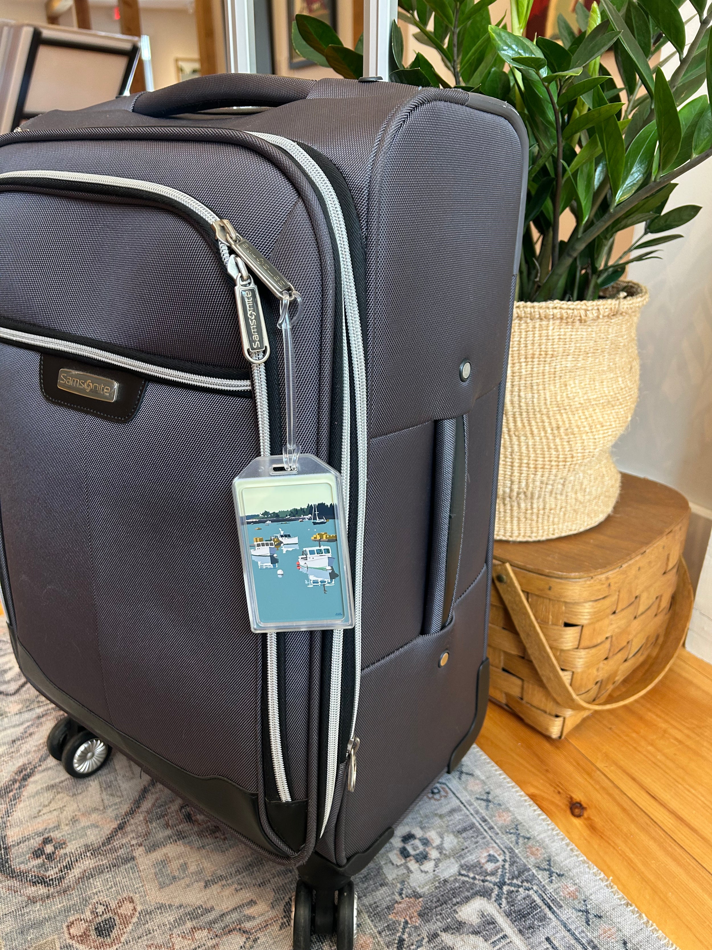 Lobster Boats on a Sunday Morning Luggage Tag