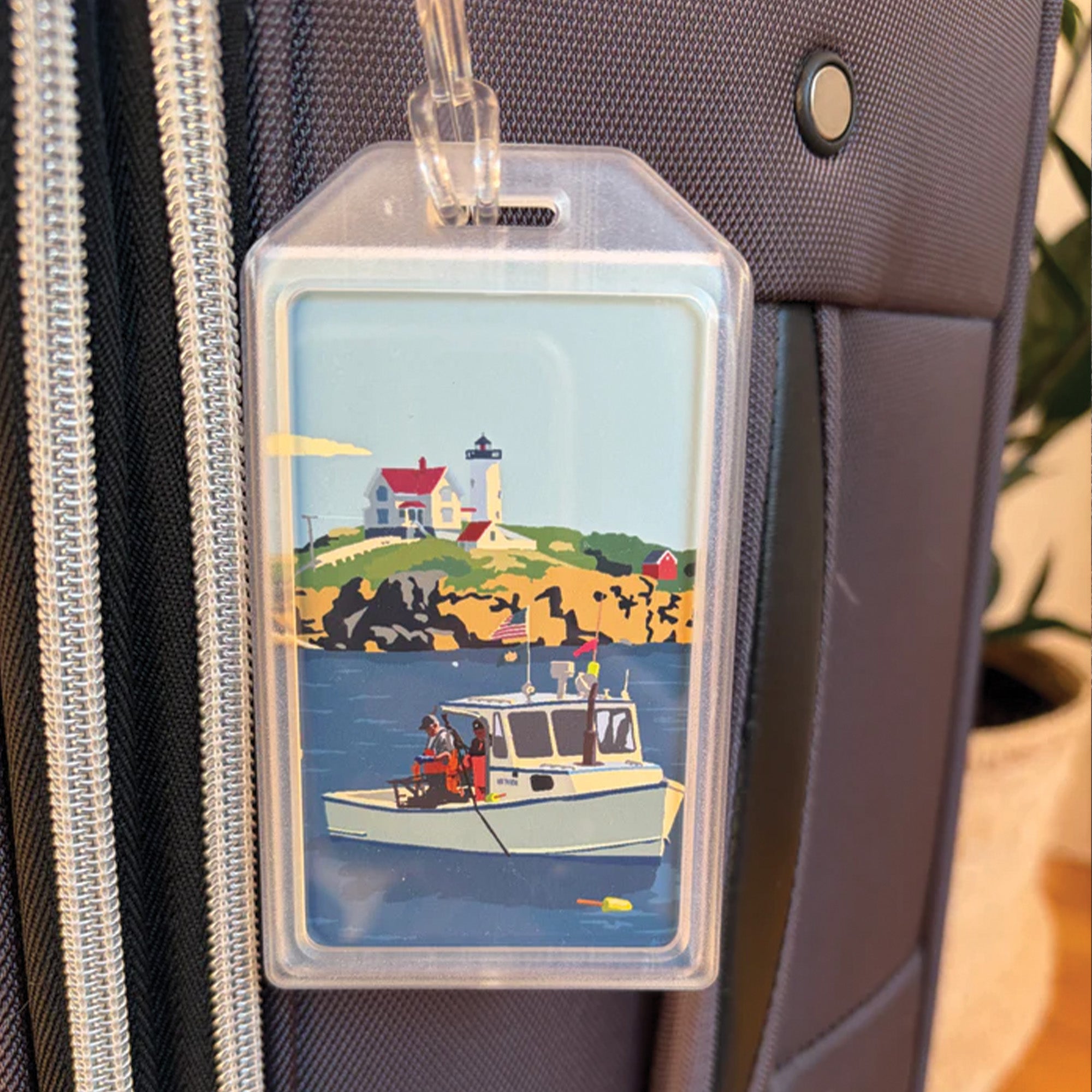 Lobstering at the Nubble Luggage Tag