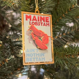 Maine Lobstah Christmas Ornament - Maine Lobster