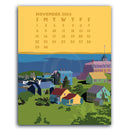 2026 Poster Calendar 11x14 by Alan Claude | Graphic Artist