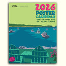 2026 Poster Calendar 11x14 by Alan Claude | Graphic Artist