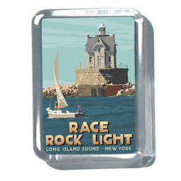 Race Rock Light 2" x 2 3/4" Acrylic Magnet - New York