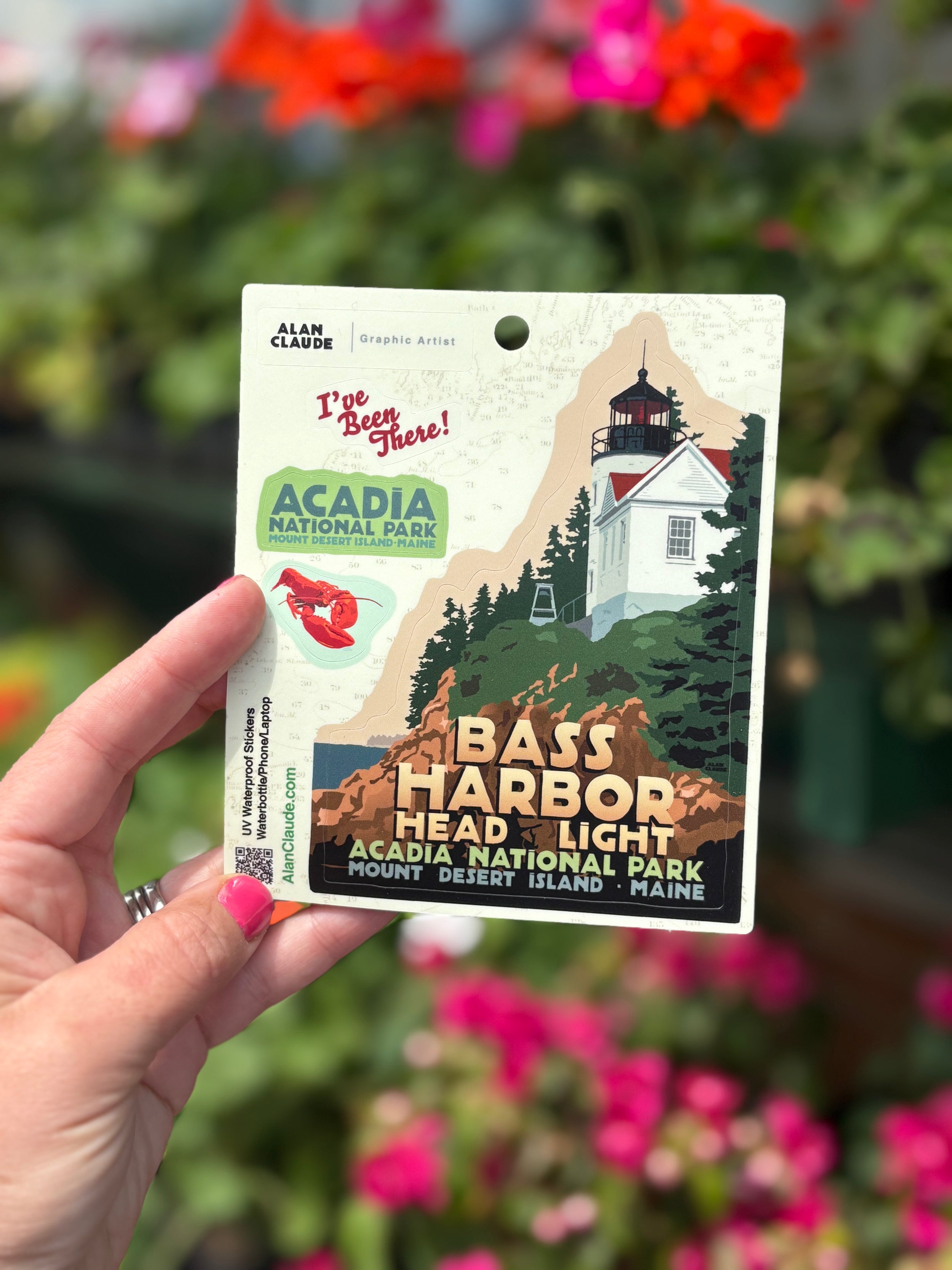 Acadia National Park Stickers Single