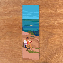 Good Book In Acadia National Park Bookmark - Maine (Bundle of 25)